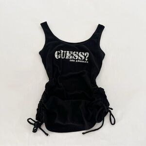 Guess Black Embellished Tank